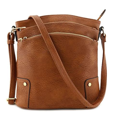 Faux Leather Crossbody and Messenger Bags 